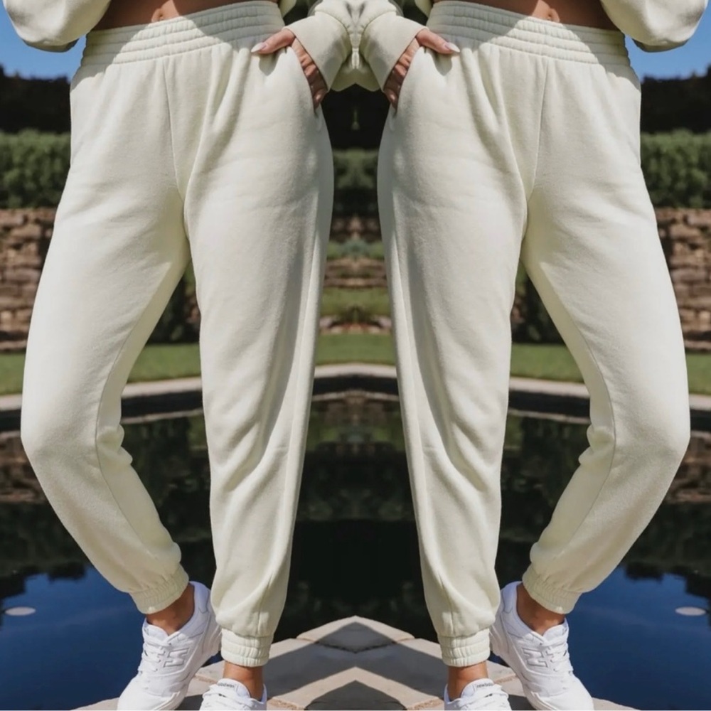 Tribe Kelley butter joggers muted lime
